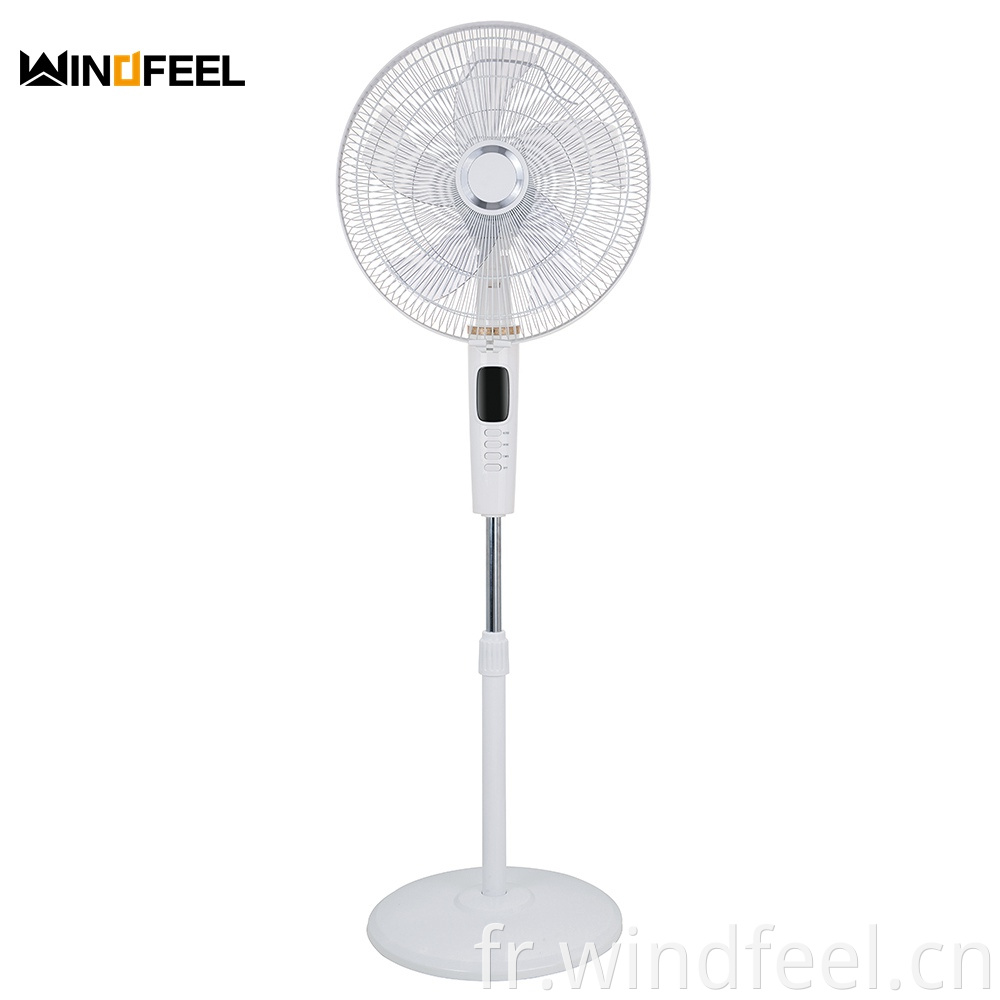 Ventilateur de support de refroidissement par air de ventilateur de piédestal de vente chaude de 16 pouces avec la télécommande